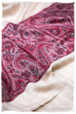 Layal Paisley Frontière Pashmina Cashmere Scarf