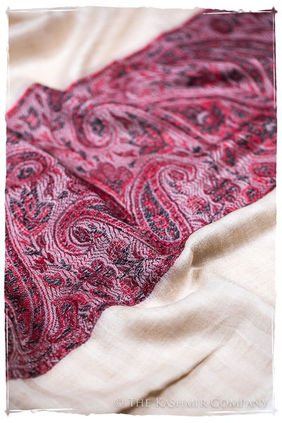 Layal Paisley Frontière Pashmina Cashmere Scarf