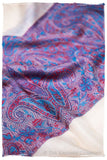 Khairunnisa Paisley Frontière Pashmina Cashmere Scarf