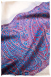Khairunnisa Paisley Frontière Pashmina Cashmere Scarf