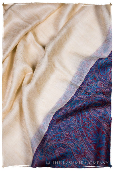 Khairunnisa Paisley Frontière Pashmina Cashmere Scarf