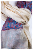 Khairunnisa Paisley Frontière Pashmina Cashmere Scarf