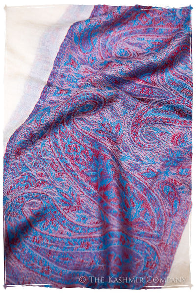 Khairunnisa Paisley Frontière Pashmina Cashmere Scarf