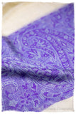 Khadija Paisley Frontière Pashmina Cashmere Scarf