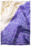 Khadija Paisley Frontière Pashmina Cashmere Scarf