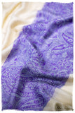 Khadija Paisley Frontière Pashmina Cashmere Scarf