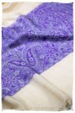 Khadija Paisley Frontière Pashmina Cashmere Scarf