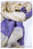Khadija Paisley Frontière Pashmina Cashmere Scarf