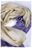 Khadija Paisley Frontière Pashmina Cashmere Scarf