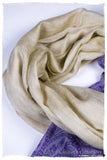 Khadija Paisley Frontière Pashmina Cashmere Scarf