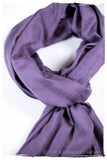 Orchid Mist Paisley Kashmir Wool Scarf