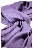 Orchid Mist Paisley Kashmir Wool Scarf