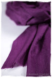 Purple Wine Paisley Kashmir Wool Scarf