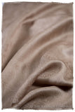 Frosted Almond Paisley Kashmir Wool Scarf