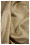 Dusty Citron Gold Paisley Kashmir Wool Scarf