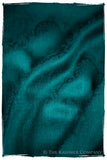 Ocean Depths Paisley Kashmir Wool Scarf