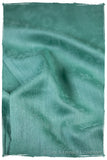 Aqua Haze Paisley Kashmir Wool Scarf