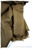 Bronze Mist Paisley Kashmir Wool Scarf