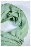 Nile Mist Paisley Kashmir Wool Scarf