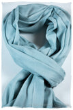 Ballad Bleu Paisley Kashmir Wool Scarf