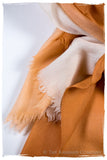 Sandstone Harmonieuse Kashmir Wool Scarf