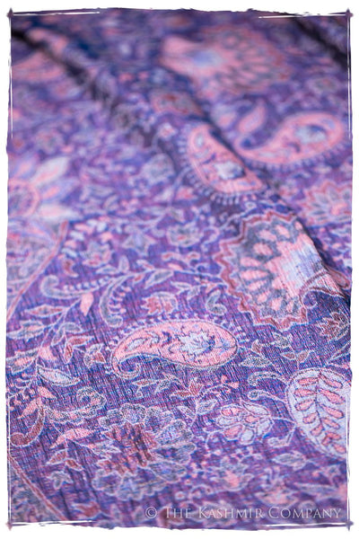 Adelasia Paisley Reversible Kashmir Wool Scarf