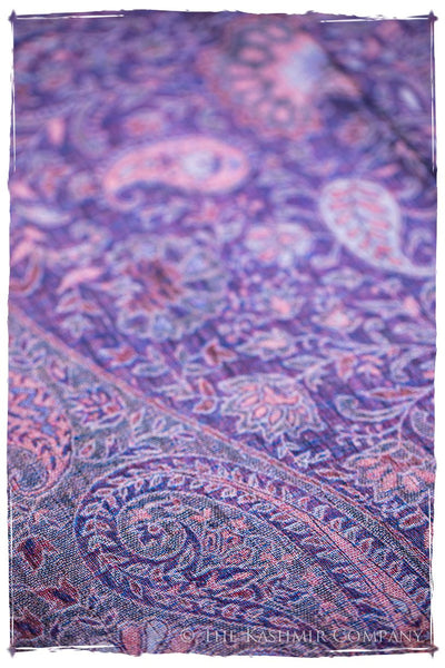Adelasia Paisley Reversible Kashmir Wool Scarf