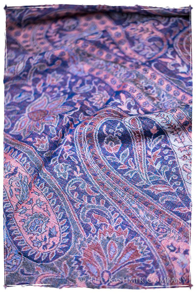 Adelasia Paisley Reversible Kashmir Wool Scarf