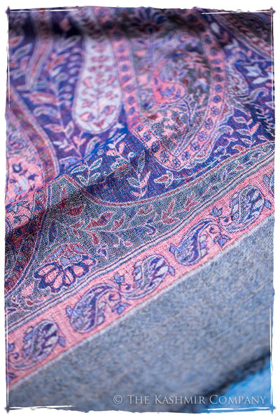 Adelasia Paisley Reversible Kashmir Wool Scarf