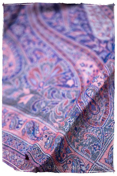 Adelasia Paisley Reversible Kashmir Wool Scarf