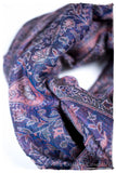Adelasia Paisley Reversible Kashmir Wool Scarf