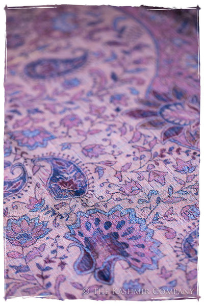 Adelasia Paisley Reversible Kashmir Wool Scarf