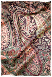 Adriana Paisley Reversible Kashmir Wool Scarf