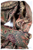Adriana Paisley Reversible Kashmir Wool Scarf