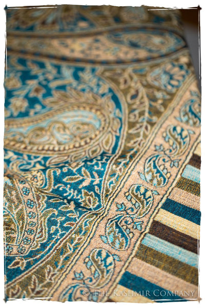 Alessandra Paisley Reversible Kashmir Wool Scarf