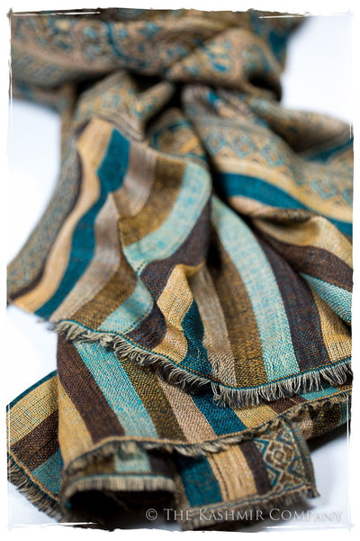 Alessandra Paisley Reversible Kashmir Wool Scarf