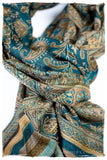 Alessandra Paisley Reversible Kashmir Wool Scarf