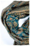 Alessandra Paisley Reversible Kashmir Wool Scarf