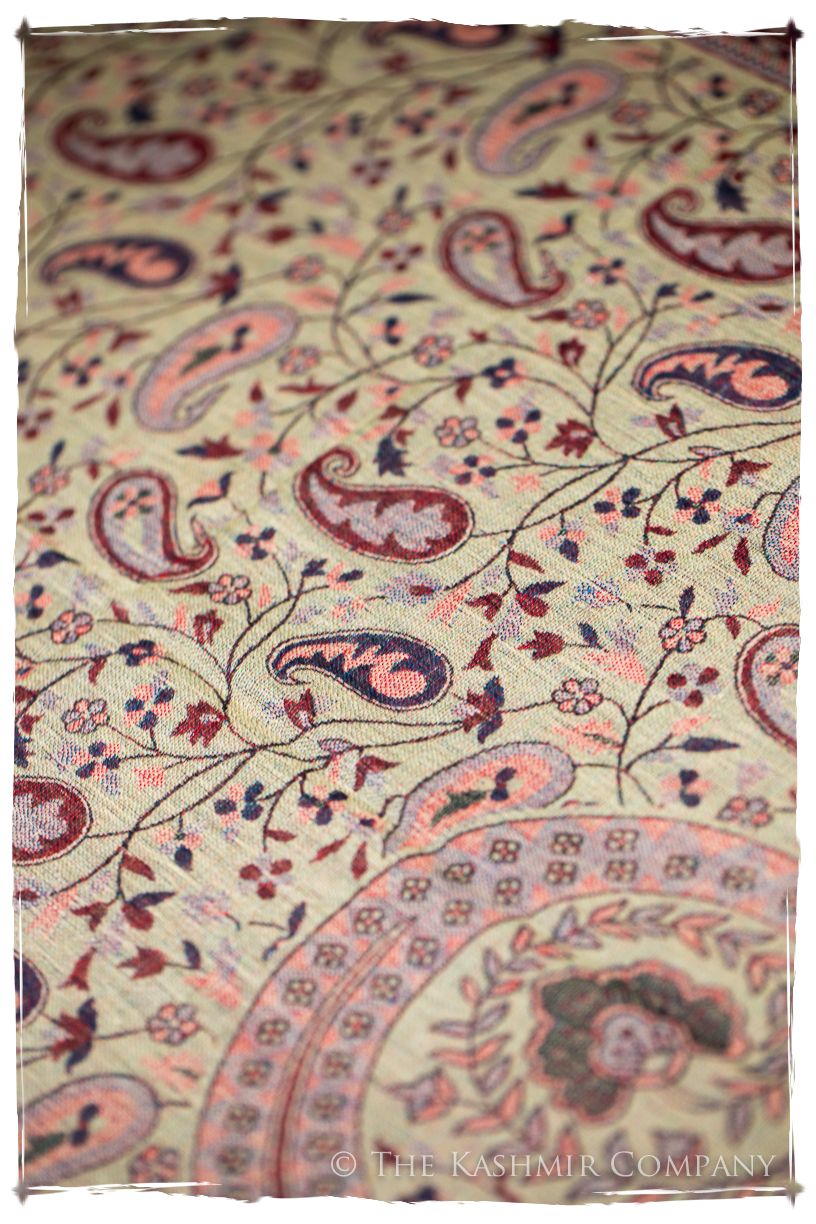 Annamaria Paisley Reversible Kashmir Wool Scarf