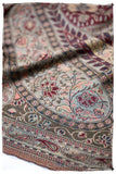 Annamaria Paisley Reversible Kashmir Wool Scarf