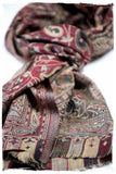 Annamaria Paisley Reversible Kashmir Wool Scarf