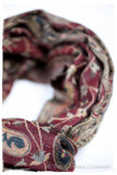 Annamaria Paisley Reversible Kashmir Wool Scarf