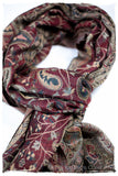 Annamaria Paisley Reversible Kashmir Wool Scarf