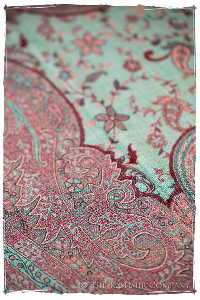 Annunziata Paisley Reversible Kashmir Wool Scarf