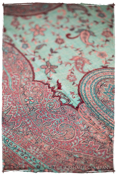 Annunziata Paisley Reversible Kashmir Wool Scarf