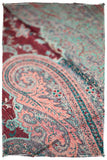 Annunziata Paisley Reversible Kashmir Wool Scarf
