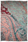 Annunziata Paisley Reversible Kashmir Wool Scarf