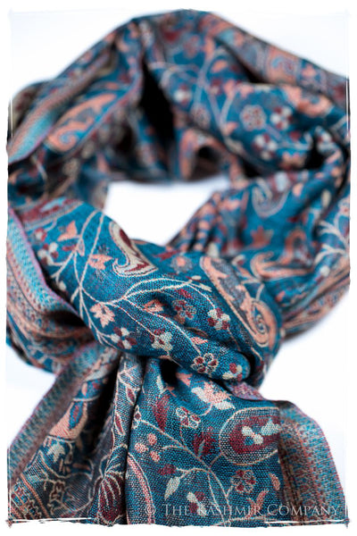 Antonietta Paisley Reversible Kashmir Wool Scarf