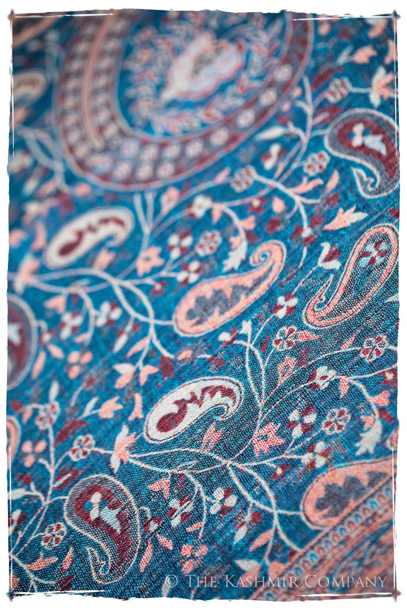 Antonietta Paisley Reversible Kashmir Wool Scarf