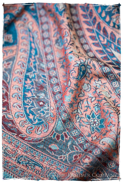 Antonietta Paisley Reversible Kashmir Wool Scarf